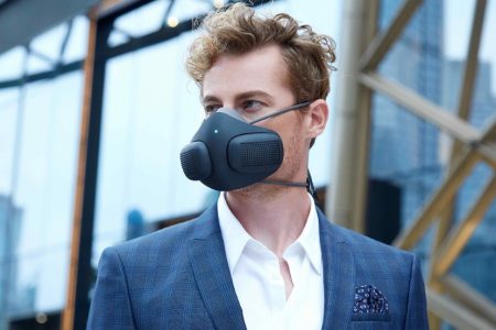 Anti pollution mask ATMOBLUE is a smart solution for clean air