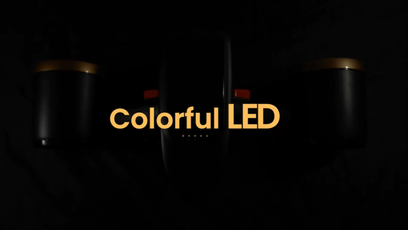 Uses colourful LED