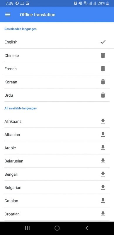 Google Translate App