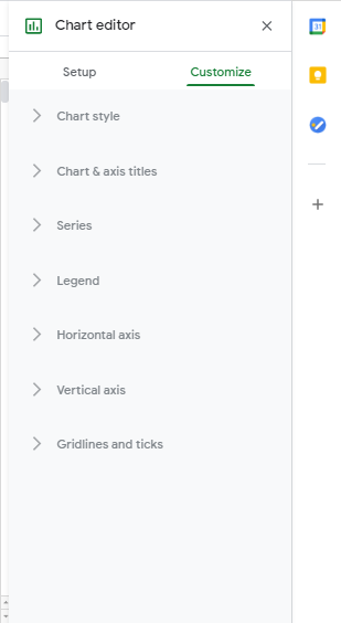 How to make a graph in google sheets