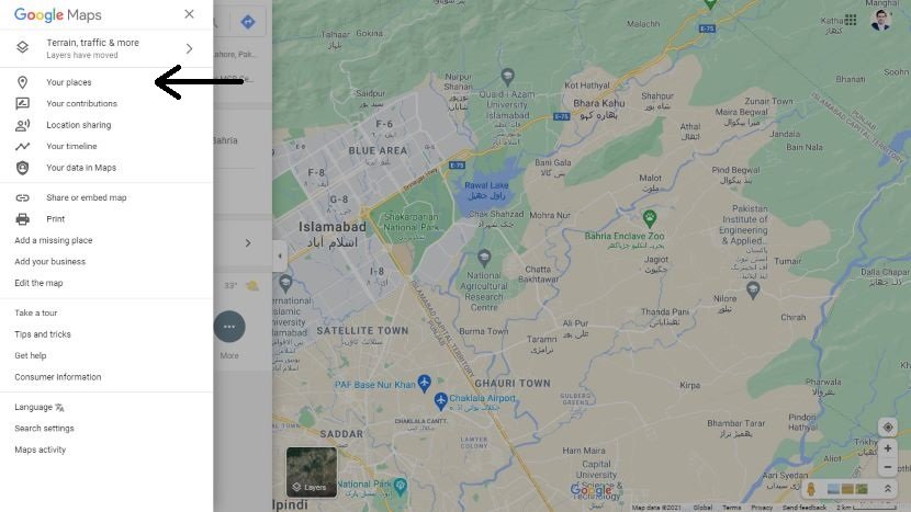 Google Maps Trip Planner