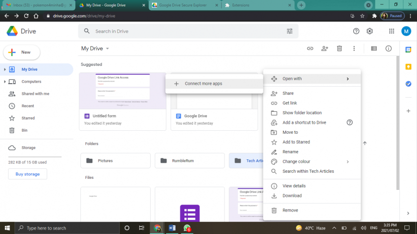 Google Drive - LockMagic Extension