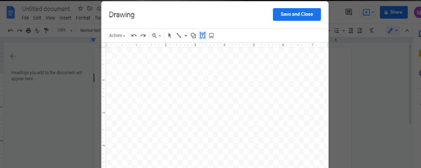 How to add text box in Google Docs