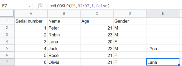 9 VLOOKUP Google Sheets