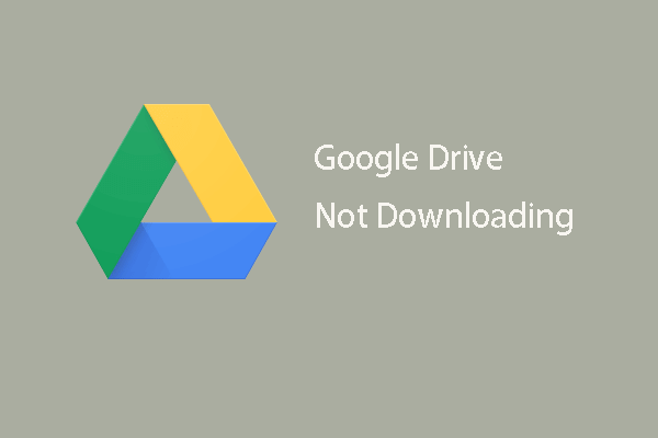 Can't Download from Google Drive