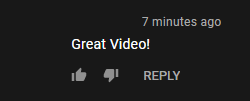 how to interact with comment