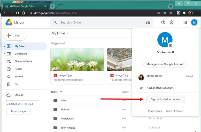 Google Drive You don't have Authorization to View this Page