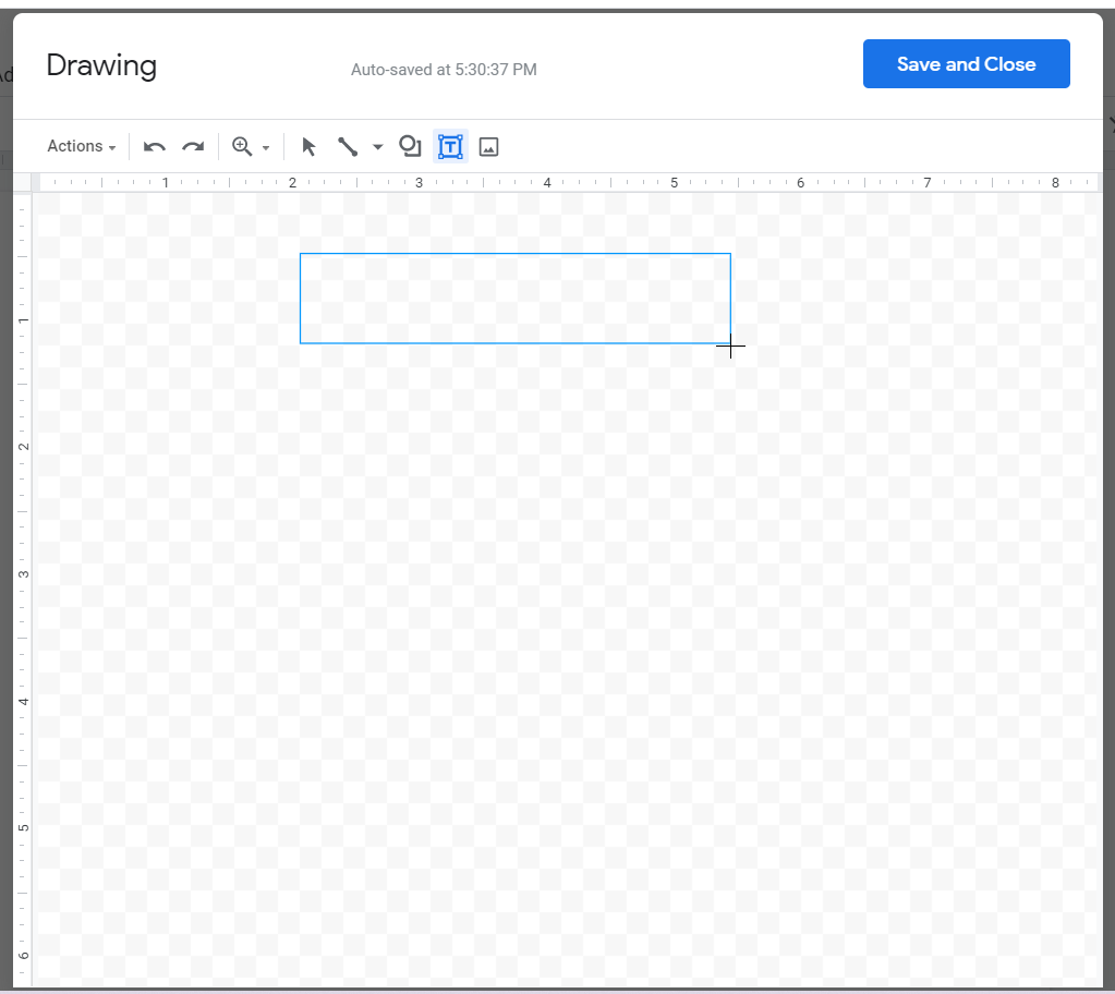 text box in gogle docs 2