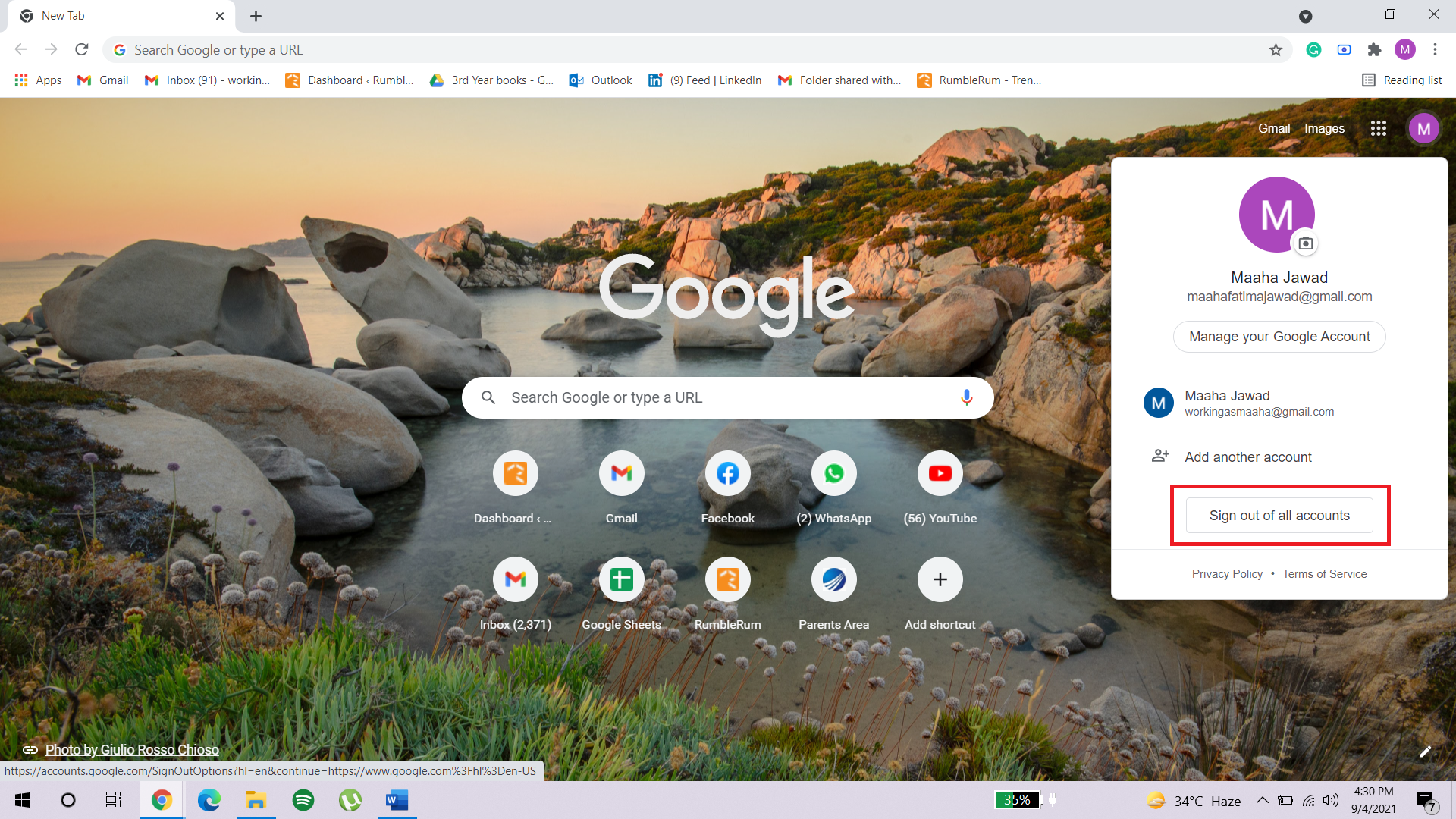 google drive stuck on starting upload how to