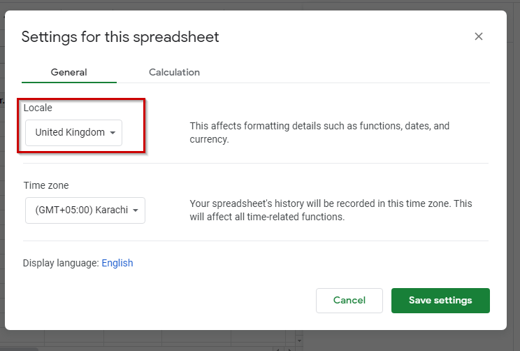 Conditional Formatting Google Sheets