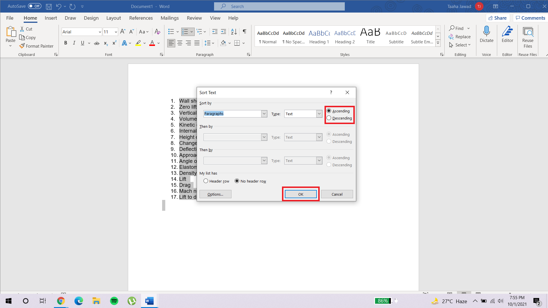 how to alphabetize in google docs 2 2