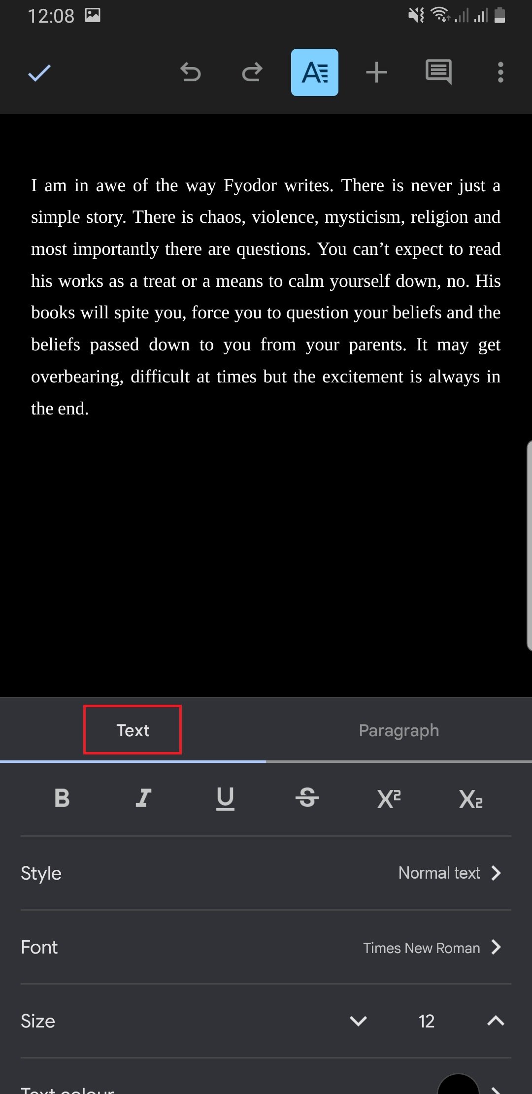 how to highlight in google docs 3