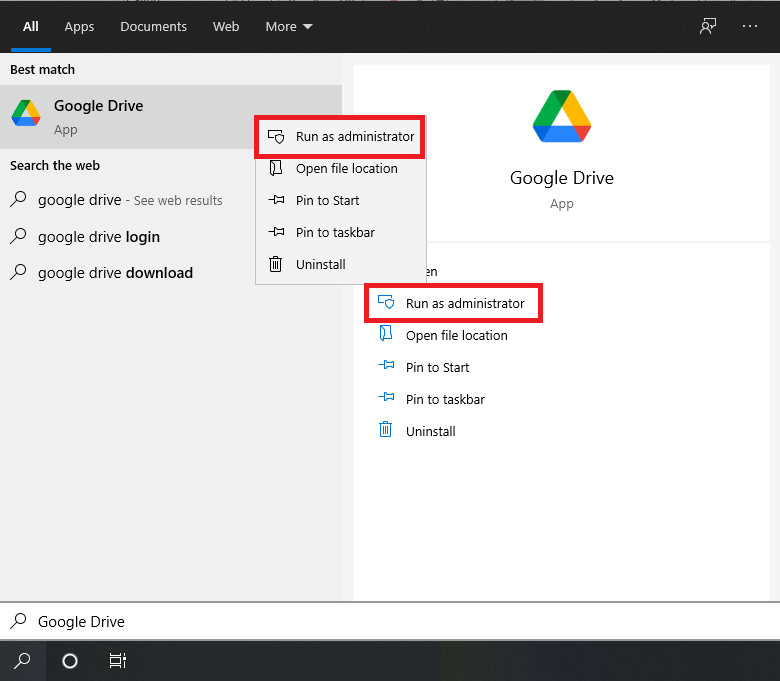 google drive not syncing