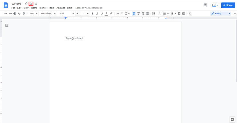 how to make a folder in Google Docs