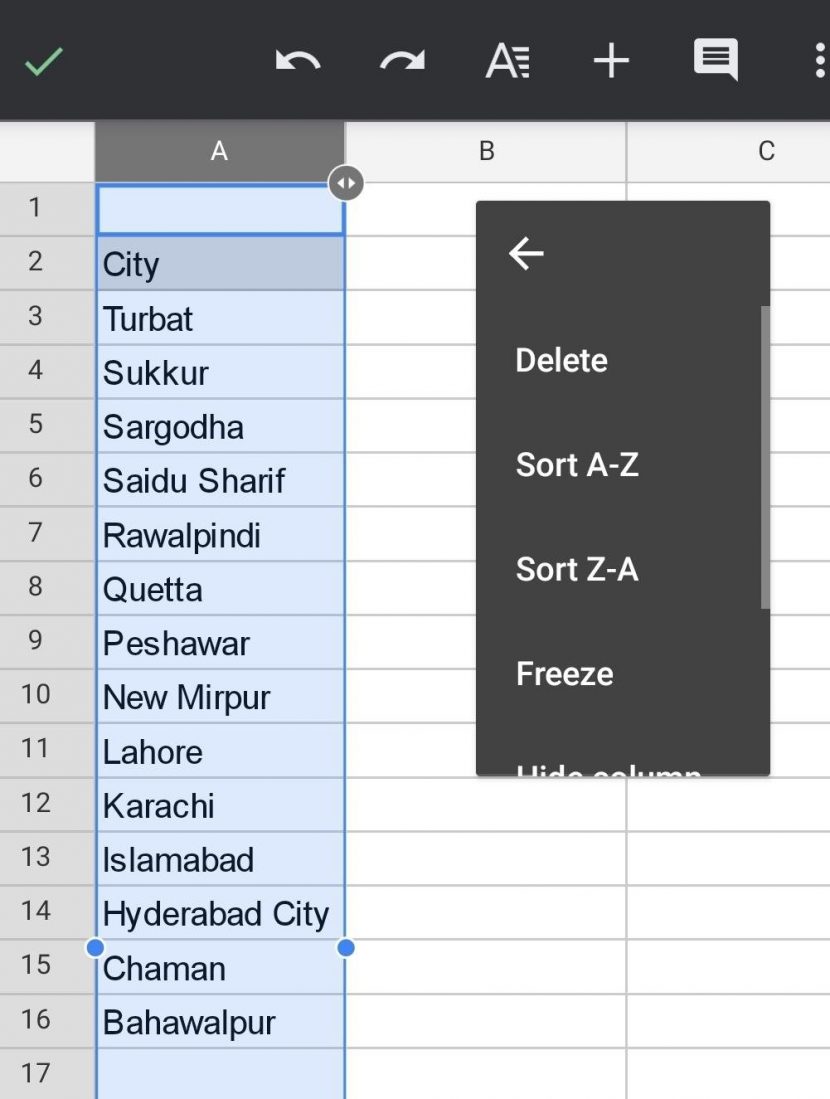 How to Alphabetize in Google Sheets