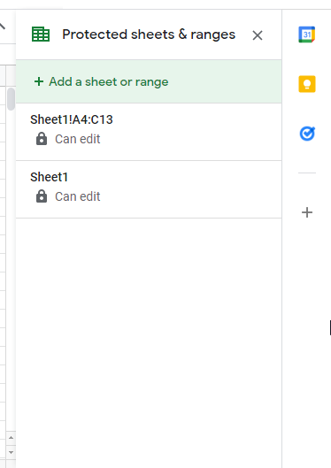 16 Locking Cells Google Sheets