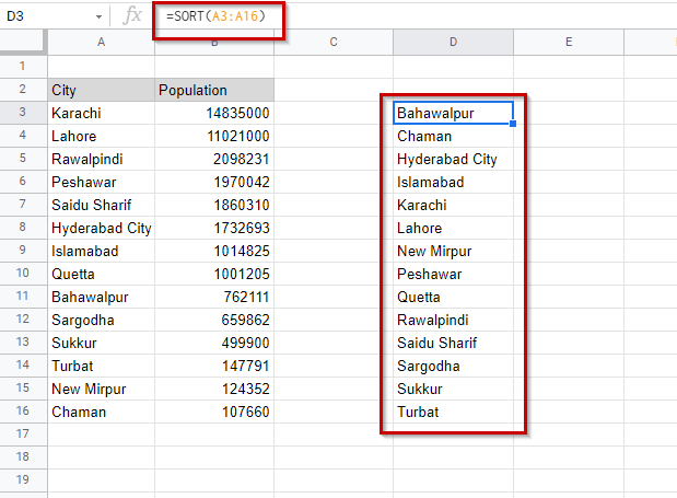 How to Alphabetize in Google Sheets