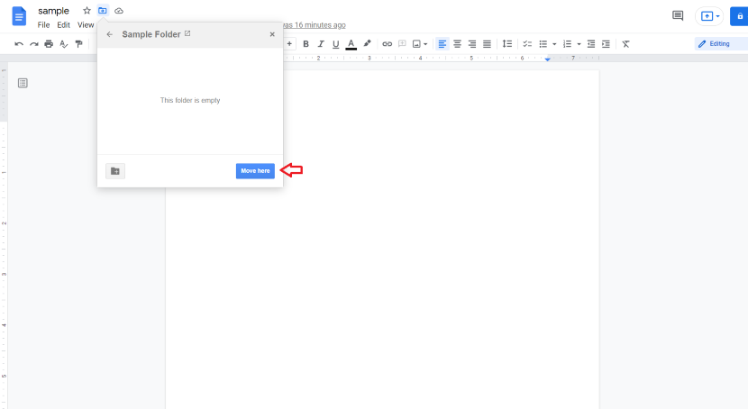 how to make a folder in Google Docs