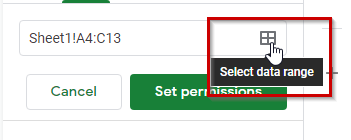 how to lock cells in Google Sheets