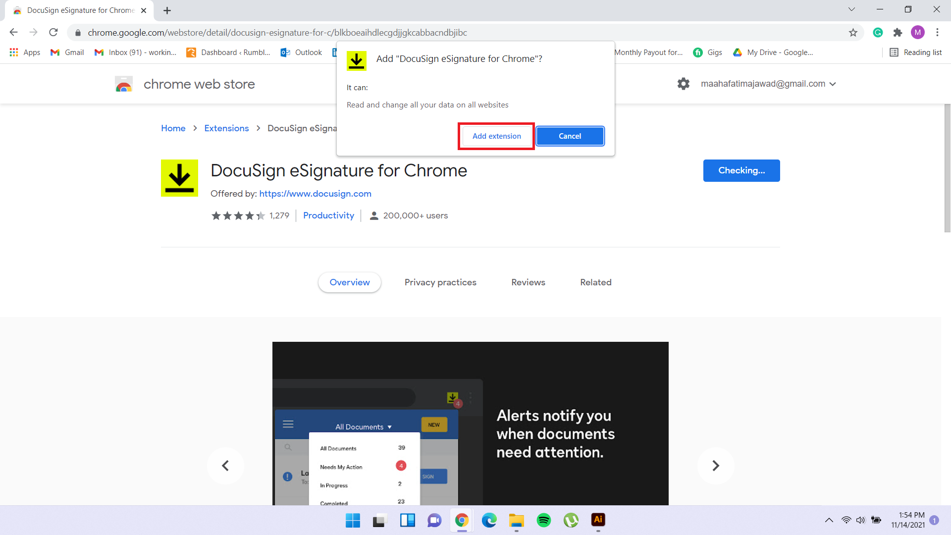 insert signature in google docs