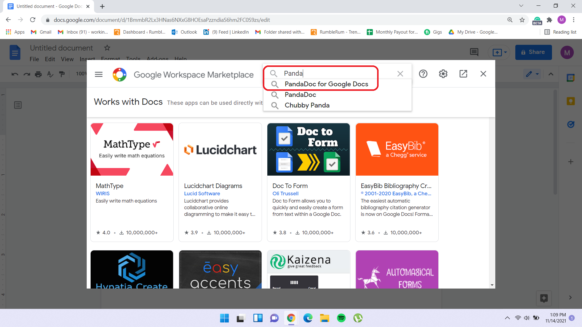 insert signature in google docs