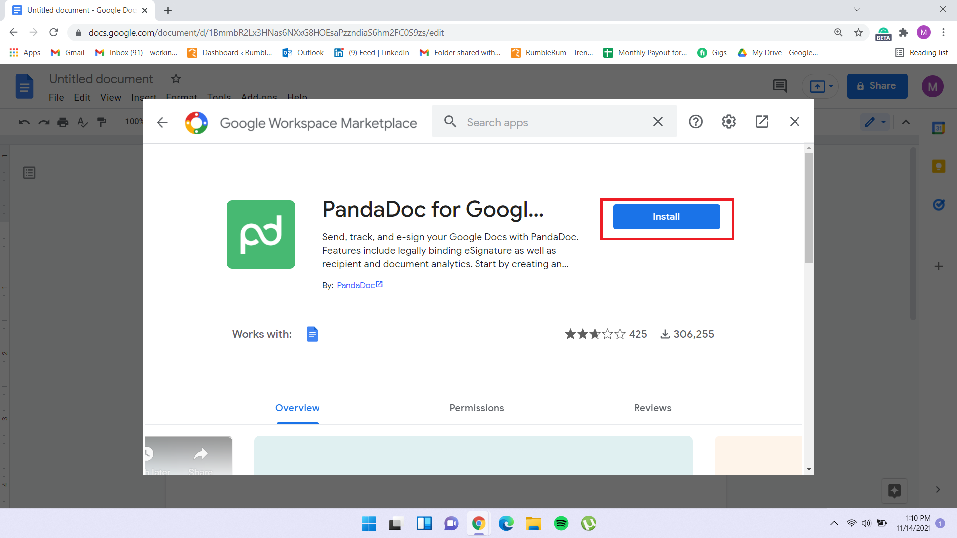 insert signature in google docs 3