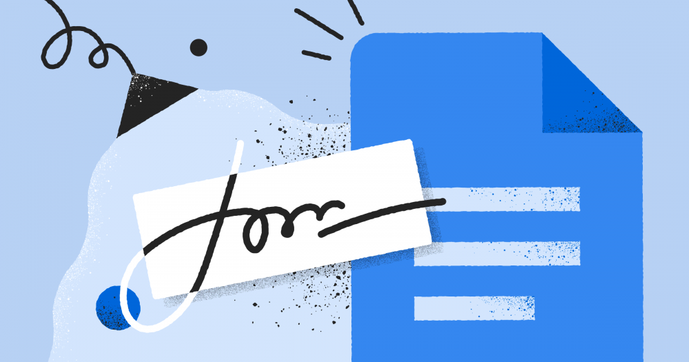 insert signature in google docs