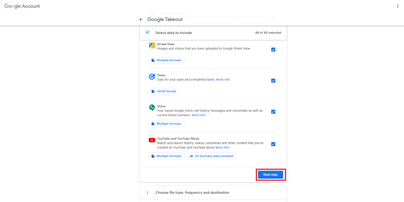 transfer google drive to another account