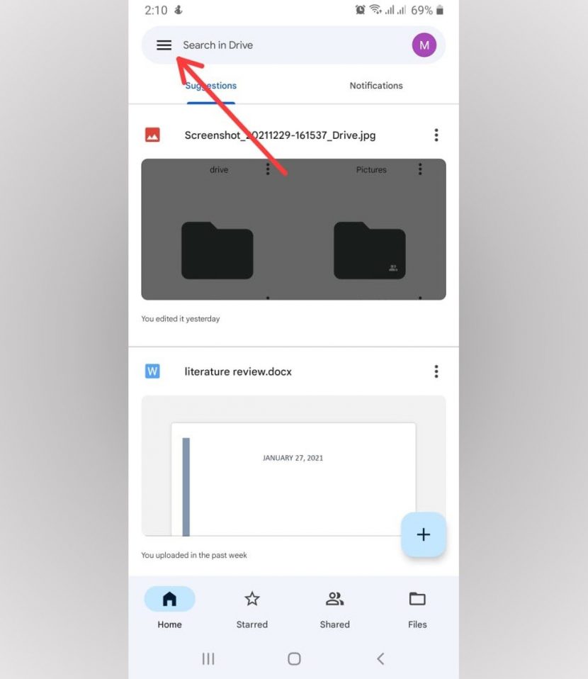 Google Drive Dark Mode