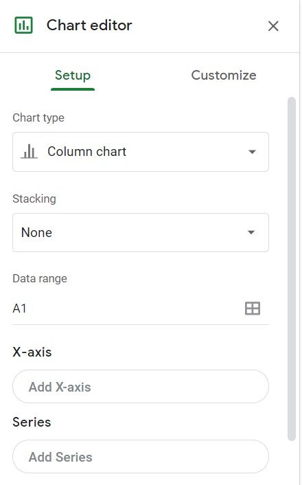 how to make a graph on google docs