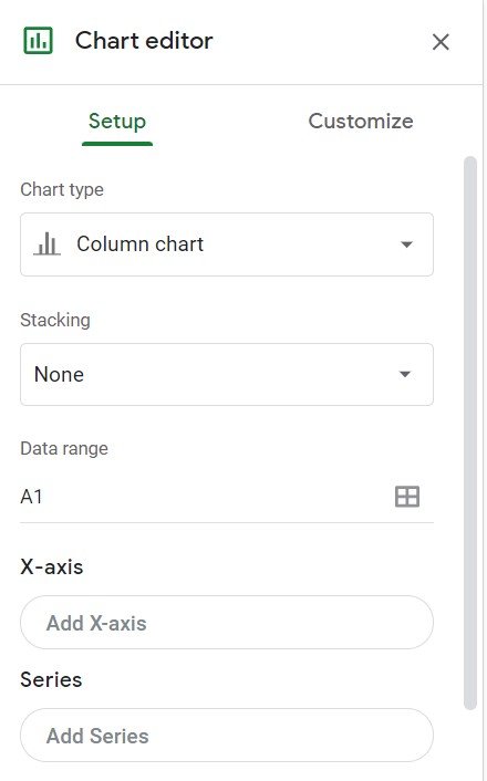 how to make a graph on google docs