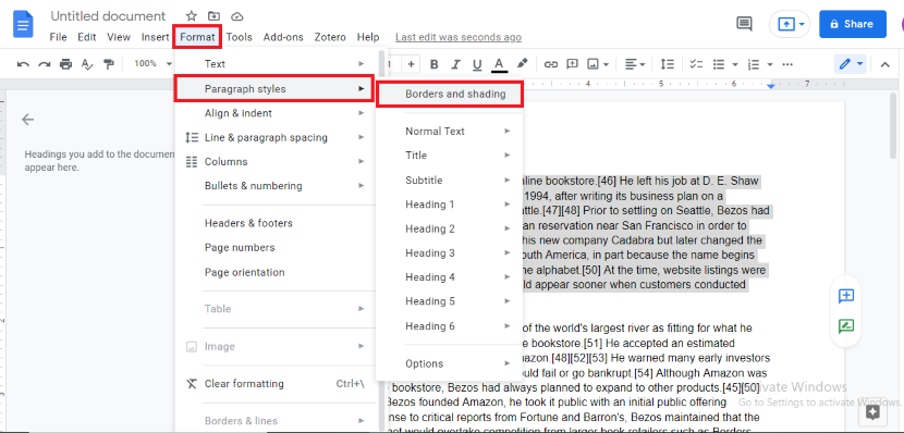 How to Change Background Color on Google Docs