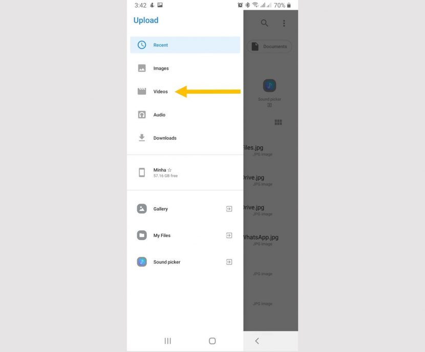 how to upload a video to google drive