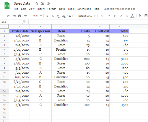 How to search in google sheets