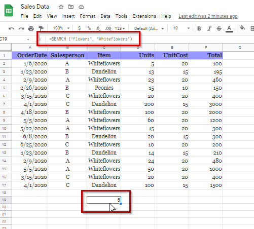 13 How to search in google sheets