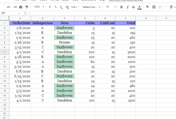 How to Search in Google Sheets