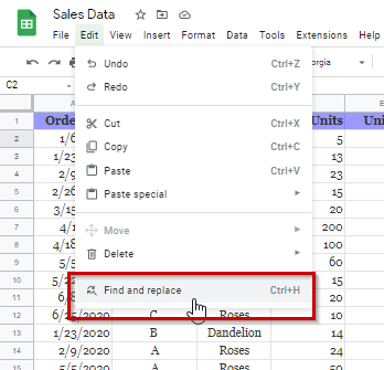 Steps to How to Search in Google Sheets