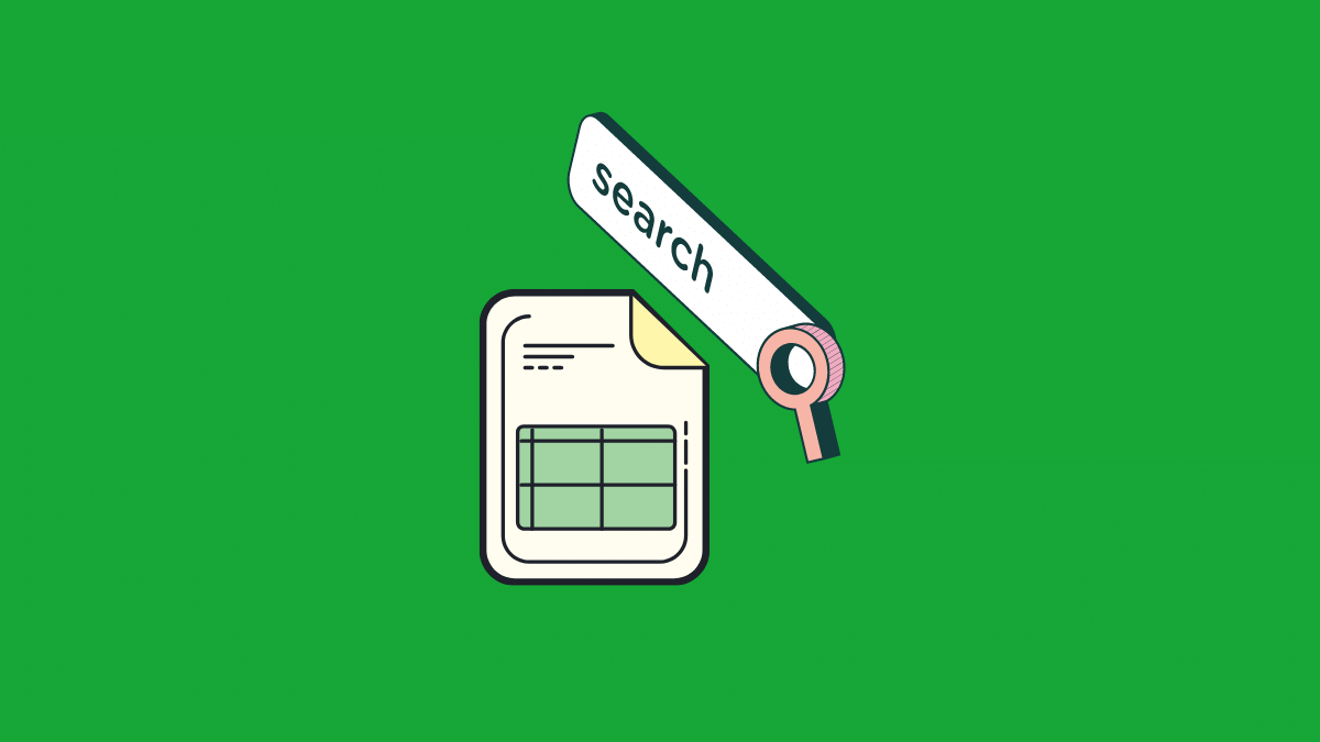 How to Search in Google Sheets