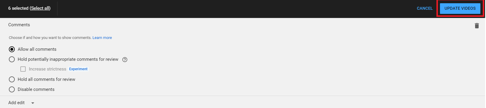 how to disable comments on youtube 14