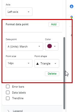 how to make a line graph in google sheets